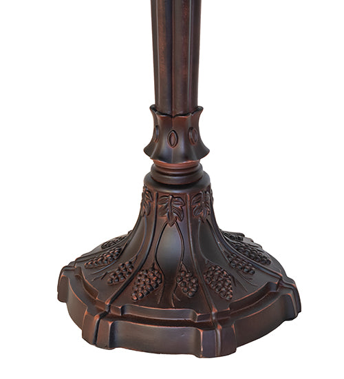 Meyda Tiffany Veneto Table Lamp - Stained Glass Veneto Table Lamp Base Closeup