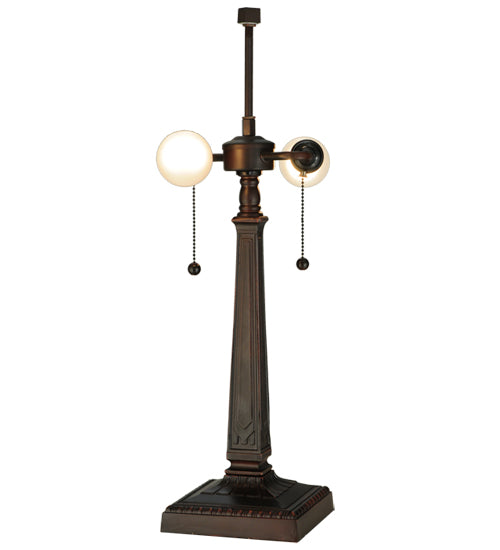 Meyda Tiffany Poppy Table Lamp - Stained Glass Poppy Table Lamp Base