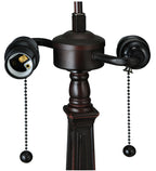 Meyda Tiffany Prairie Peaks Table Lamp - Stained Glass Prairie Peaks Table Lamp Light Fixture