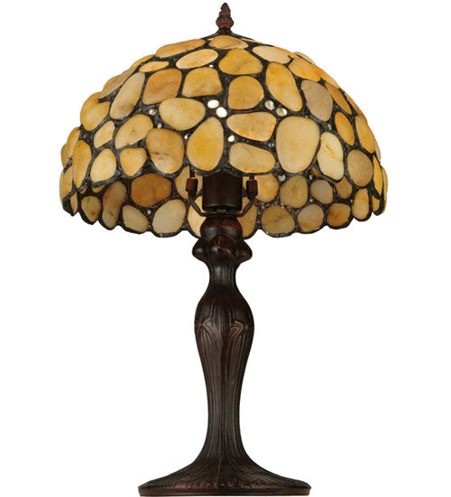 Meyda Tiffany Agata Table Lamp - Stained Glass Agata Table Lamp Upwards