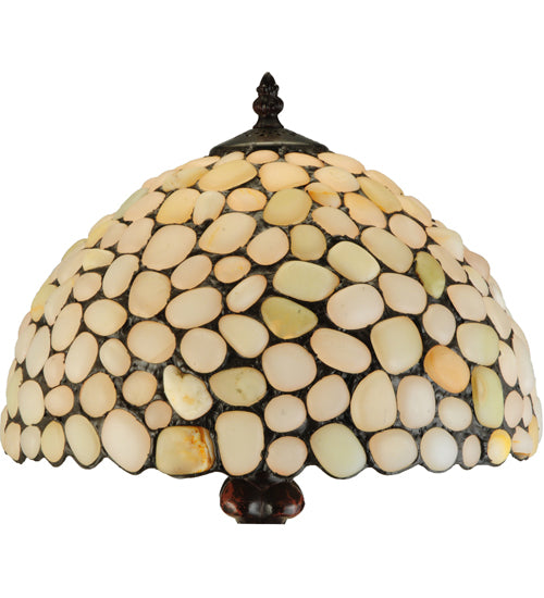 Meyda Tiffany Agata Opal Table Lamp - Stained Glass Agata Opal Table Lamp Shade
