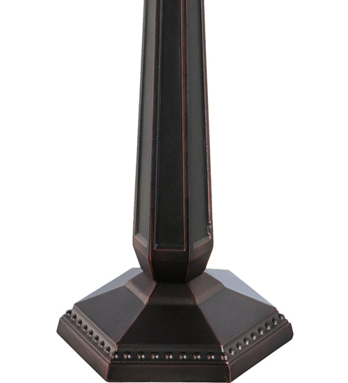 Meyda Tiffany Tuscaloosa Table Lamp - Stained Glass Tuscaloosa Table Lamp Base Closeup