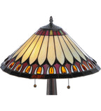 Meyda Tiffany Tuscaloosa Table Lamp - Stained Glass Tuscaloosa Table Lamp Shade