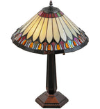 Meyda Tiffany Tuscaloosa Table Lamp - Stained Glass Tuscaloosa Table Lamp Top View