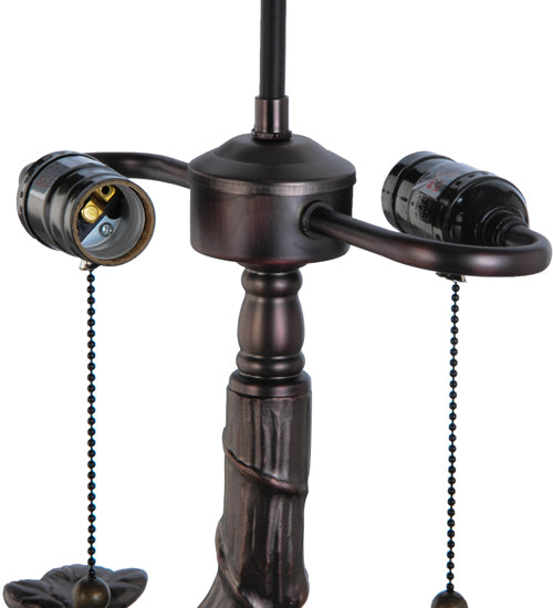 Meyda Tiffany Fruit Tree Table Lamp - Stained Glass Fruit Tree Table Lamp Light Fixture