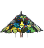 Meyda Tiffany Fruit Tree Table Lamp - Stained Glass Fruit Tree Table Lamp Shade