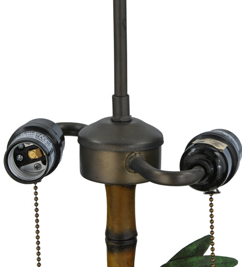 Meyda Tiffany Loro Paraiso Table Lamp - Stained Glass Loro Paraiso Table Lamp Light Fixture