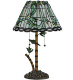 Meyda Tiffany Loro Paraiso Table Lamp - Stained Glass Loro Paraiso Table Lamp Turned Off