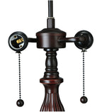 Meyda Tiffany Peacock and Lace Table Lamp - Stained Glass Peacock and Lace Table Lamp Light Fixture