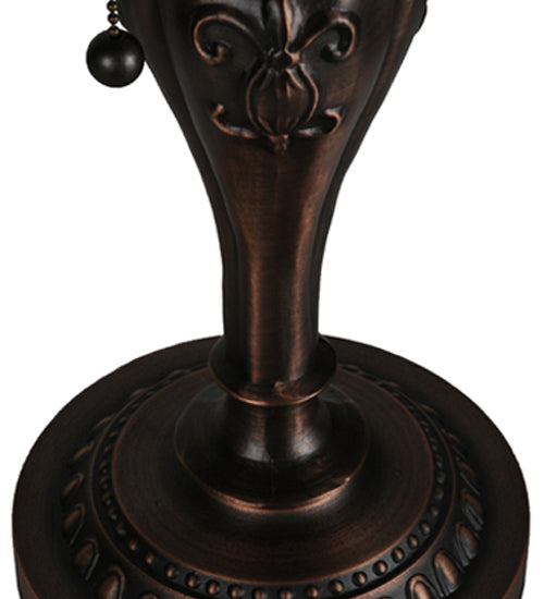 Meyda Tiffany Diente de Leon Table Lamp - Stained Glass Diente de Leon Table Lamp Base Closeup