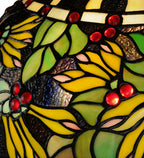 Meyda Tiffany Diente de Leon Table Lamp - Stained Glass Diente de Leon Table Lamp Shade Closeup