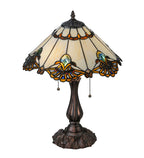 Meyda Tiffany Jewel Carousel Table Lamp - Stained Glass Jewel Carousel Table Lamp Top View