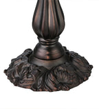 Meyda Tiffany Jewel Carousel Table Lamp - Stained Glass Jewel Carousel Table Lamp Base Closeup