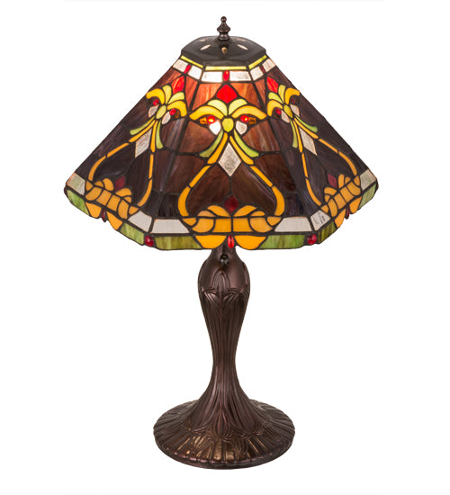 Meyda Tiffany Middleton Table Lamp - Stained Glass Middleton Table Lamp Top View