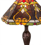 Meyda Tiffany Middleton Table Lamp - Stained Glass Middleton Table Lamp Shade Closeup