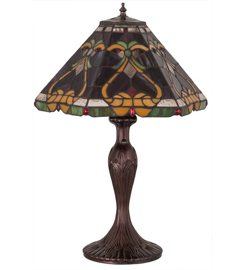 Meyda Tiffany Middleton Table Lamp - Stained Glass Middleton Table Lamp Turned Off