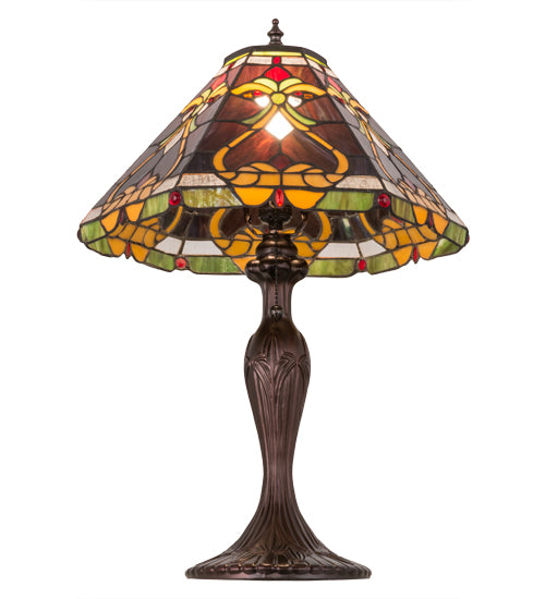 Meyda Tiffany Middleton Table Lamp - Stained Glass Middleton Table Lamp Upwards View