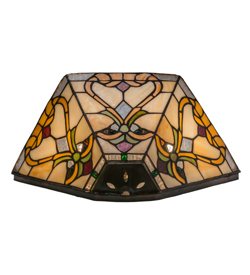 Meyda Tiffany Middleton Wall Sconce - Stained Glass Middleton Wall Sconce Bottom View