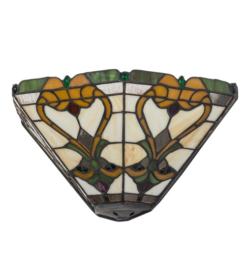 Meyda Tiffany Middleton Wall Sconce - Stained Glass Middleton Wall Sconce Turned Off