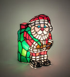 Meyda Tiffany Small Santa Accent Lamp - Stained Glass Small Santa Accent Lamp Room Setting