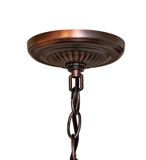 Meyda Tiffany Colonial Inverted Pendant - Stained Glass Colonial Inverted Pendant Base