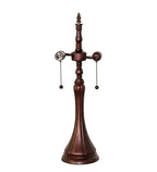 Meyda Tiffany Variegated Fishscale Table Lamp - Stained Glass Variegated Fishscale Table Lamp Base