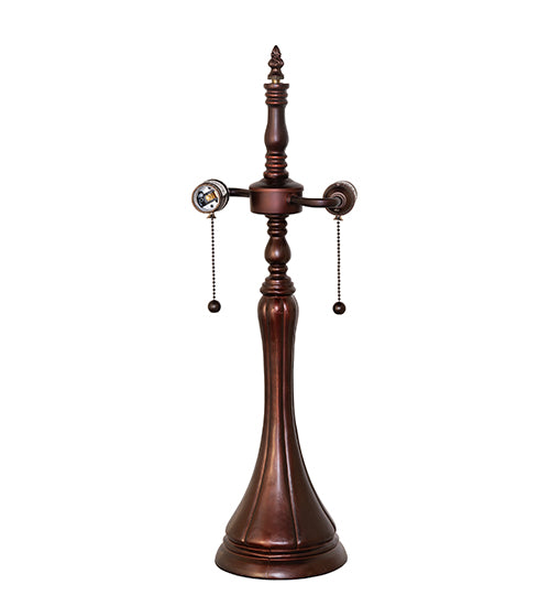 Meyda Tiffany Variegated Fishscale Table Lamp - Stained Glass Variegated Fishscale Table Lamp Base