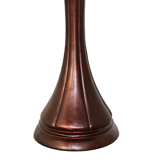 Meyda Tiffany Variegated Fishscale Table Lamp - Stained Glass Variegated Fishscale Table Lamp Base Closeup