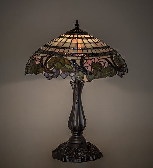 Meyda Tiffany Handel Grapevine 19" Table Lamp - Stained Glass Handel Grapevine 19" Table Lamp Room Setting