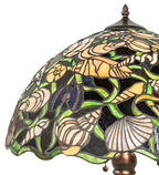 Meyda Tiffany Tidal-Shells Table Lamp - Stained Glass Tidal-Shells Table Lamp Shade Closeup