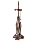 Meyda Tiffany Trillium and Violet Table Lamp - Stained Glass Trillium and Violet Table Lamp Base