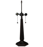 Meyda Tiffany Cross-Hairs Table Lamp - Stained Glass Cross-Hairs Table Lamp Base