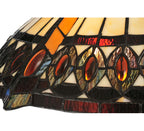 Meyda Tiffany Cleopatra Table Lamp - Stained Glass Cleopatra Table Lamp   Shade Closeup