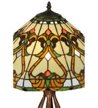 Meyda Tiffany Middleton Table Lamp - Stained Glass Middleton Table Lamp Shade Closeup