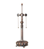 Meyda Tiffany Blue Wisteria Table Lamp - Stained Glass Blue Wisteria Table Lamp Base