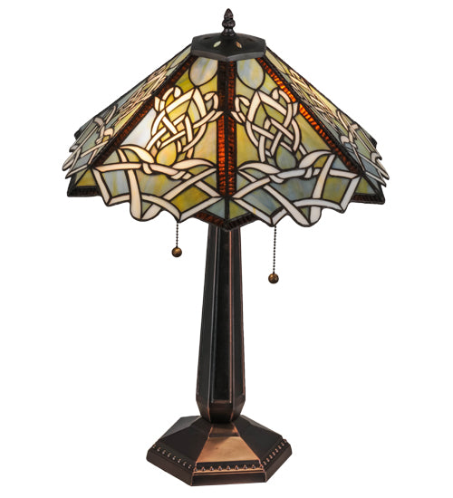 Meyda Tiffany Glasgow Table Lamp - Stained Glass Glasgow Table Lamp 