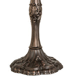 Meyda Tiffany Nouveau Cone Table Lamp - Stained Glass Nouveau Cone Table Lamp Base Closeup