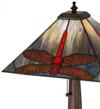 Meyda Tiffany Prairie Dragonfly Table Lamp - Stained Glass Prairie Dragonfly Table Lamp Shade