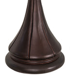 Meyda Tiffany Hanging Head Dragonfly 18" Accent Lamp - Stained Glass Hanging Head Dragonfly 18" Accent Lamp Base Closeup