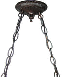 Meyda Tiffany Navajo Mission Oblong Pendant - Stained Glass Navajo Mission Oblong Pendant Full Base