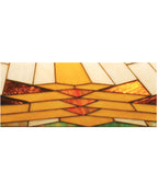 Meyda Tiffany Navajo Mission Oblong Pendant - Stained Glass Navajo Mission Oblong Pendant Shade Closeup
