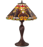 Meyda Tiffany Middleton Table Lamp - Stained Glass Middleton Table Lamp Turned On
