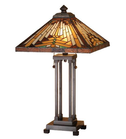 Meyda Tiffany Navajo Mission Table Lamp
