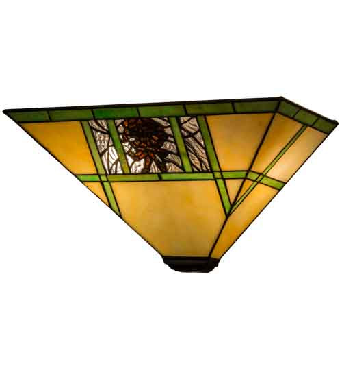 Meyda Tiffany Pinecone Ridge Wall Sconce