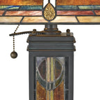 Quoizel San Gabriel Table Lamp - Stained Glass San Gabriel Table Lamp Closeup