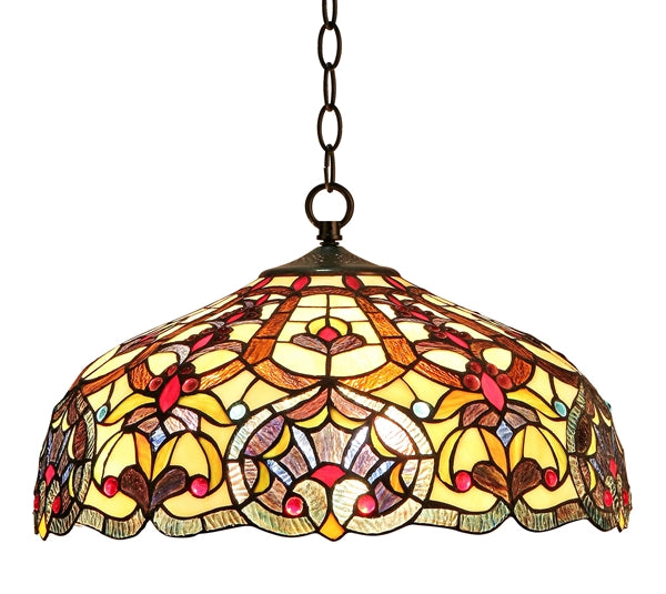 Chloe Sadie Victorian Ivory Pendant Lamp