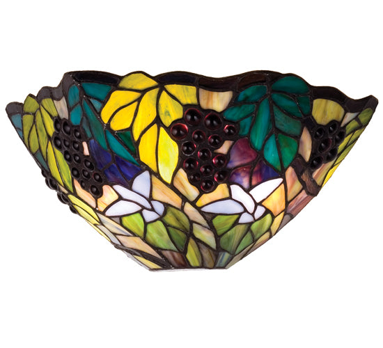 Meyda Tiffany Spiral Grape Wall Sconce