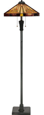 Quoizel Stephen Floor Lamp - Stained Glass Stephen Floor Lamp