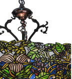 Meyda Tiffany Trillium and Violet Inverted Pendant