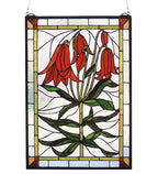 Meyda Tiffany Trumpet Lily Stained Glass Window - Stained Glass Trumpet Lily Stained Glass Window